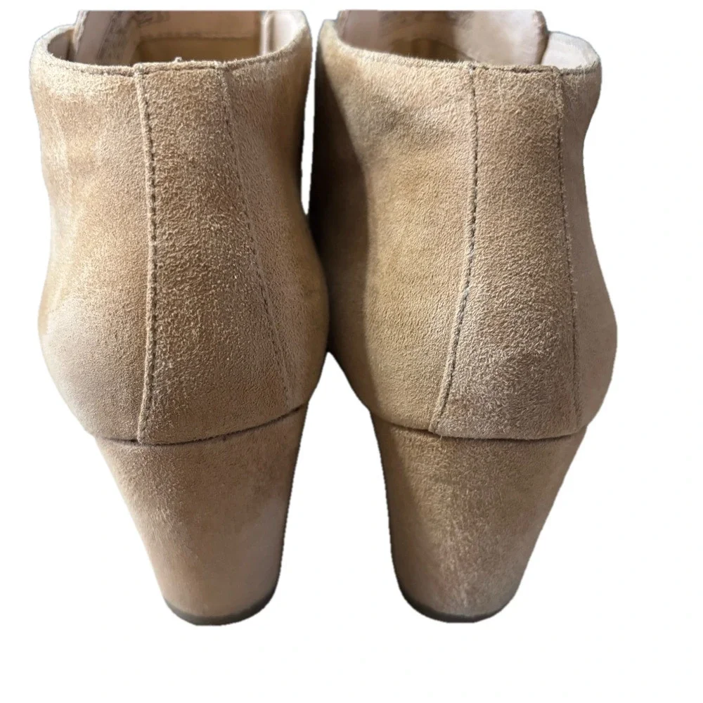 Vionic Becca Booties Tan Suede Ankle Boots Size 9